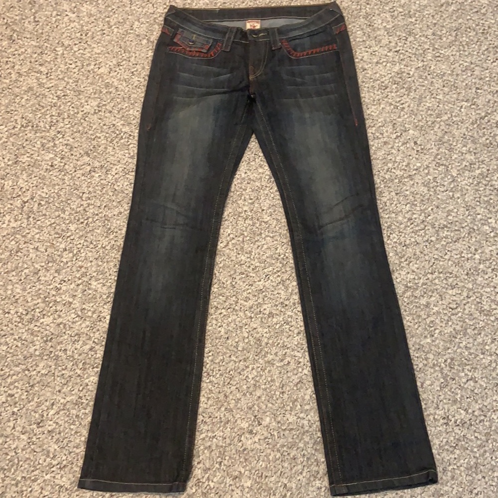 BRAND NEW TRUE RELIGION navy dark wash jeans 29 in